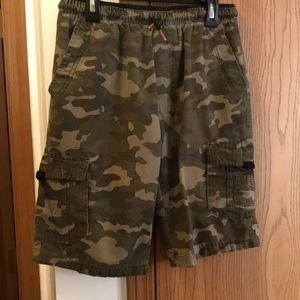 Youth Lg Univibe Camo Cargo Shorts